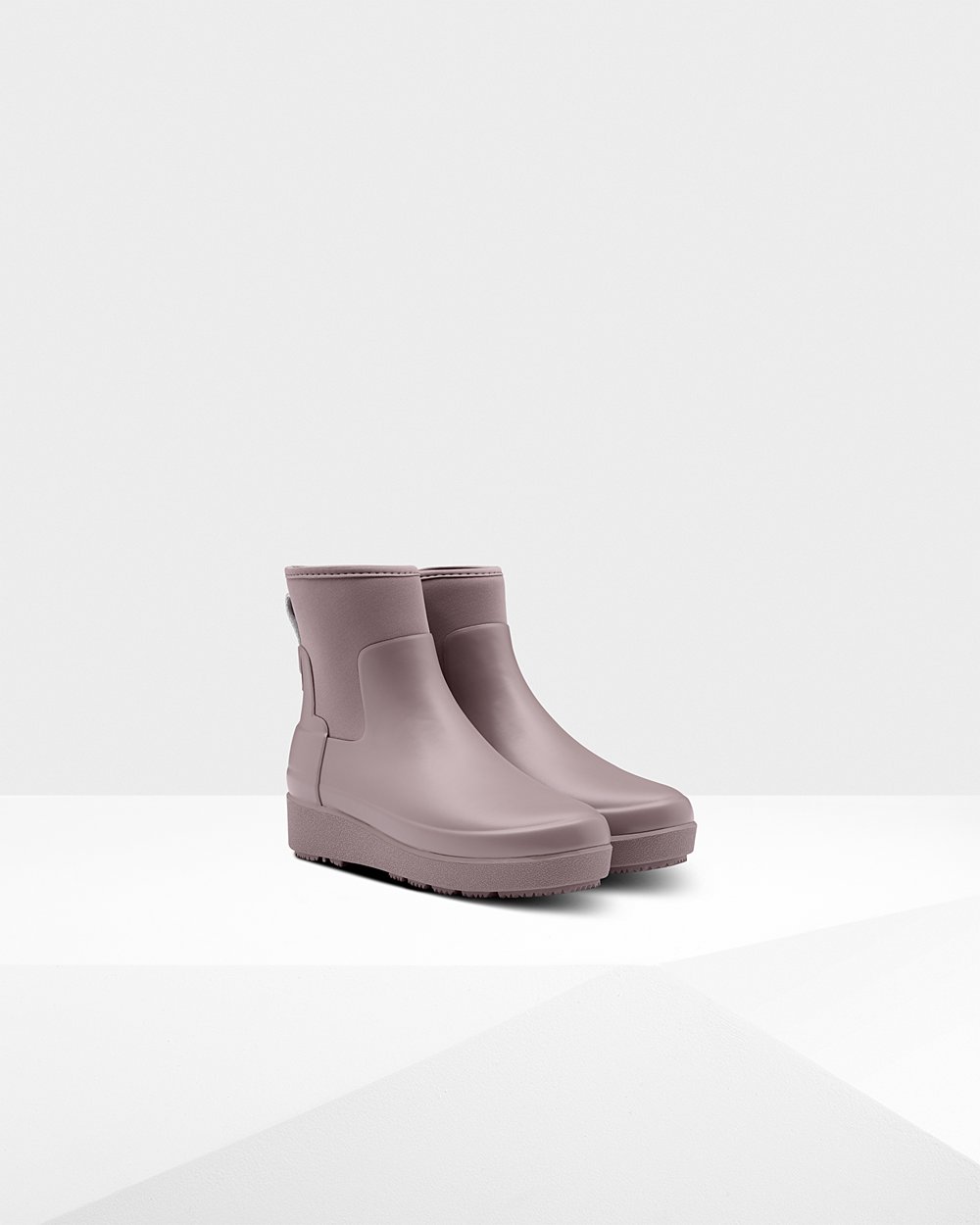 Botas Creeper Hunter Feminina Roxo - Refined Slim Fit Neoprene Chelsea - 17JIMNCGH